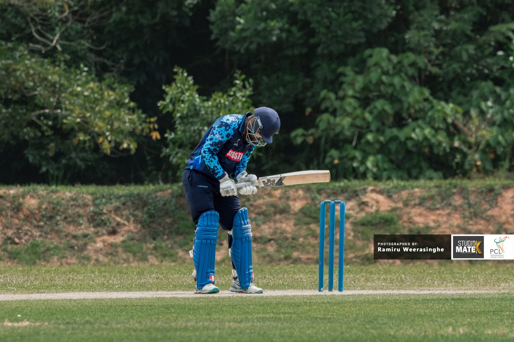 Surveyors vs Marketers — Professionals Cricket League match action at DHH Turf Cricket Grounds Negombo — photo 2