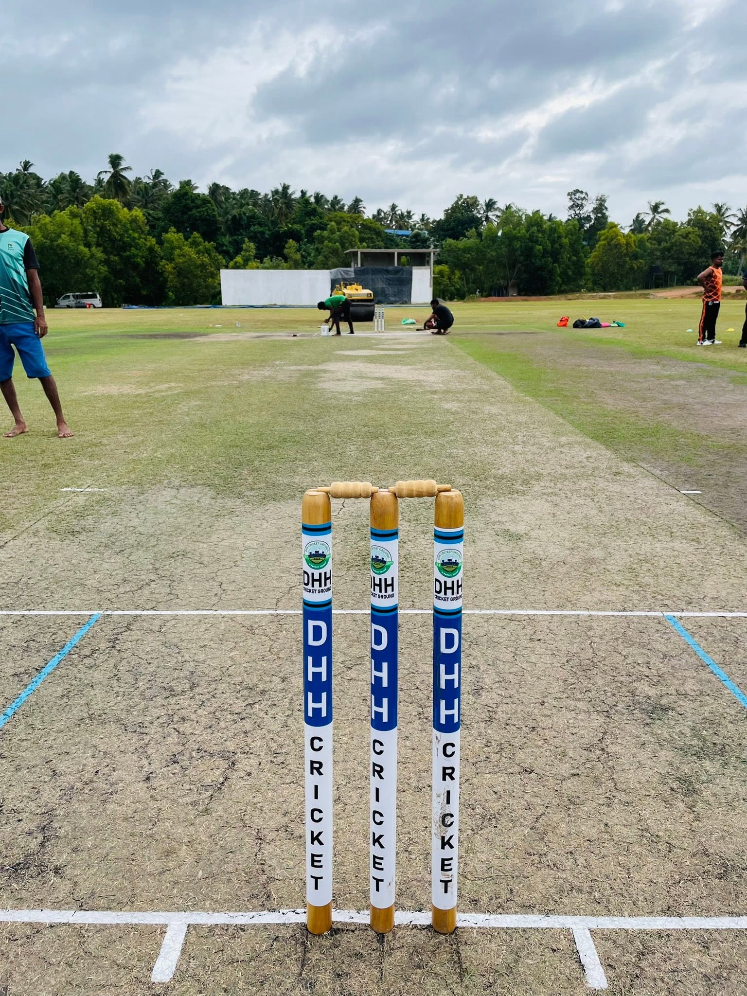 Sampath Bank vs MAS Intimates (MCA C Division) match action at DHH Turf Cricket Grounds Negombo — photo 1