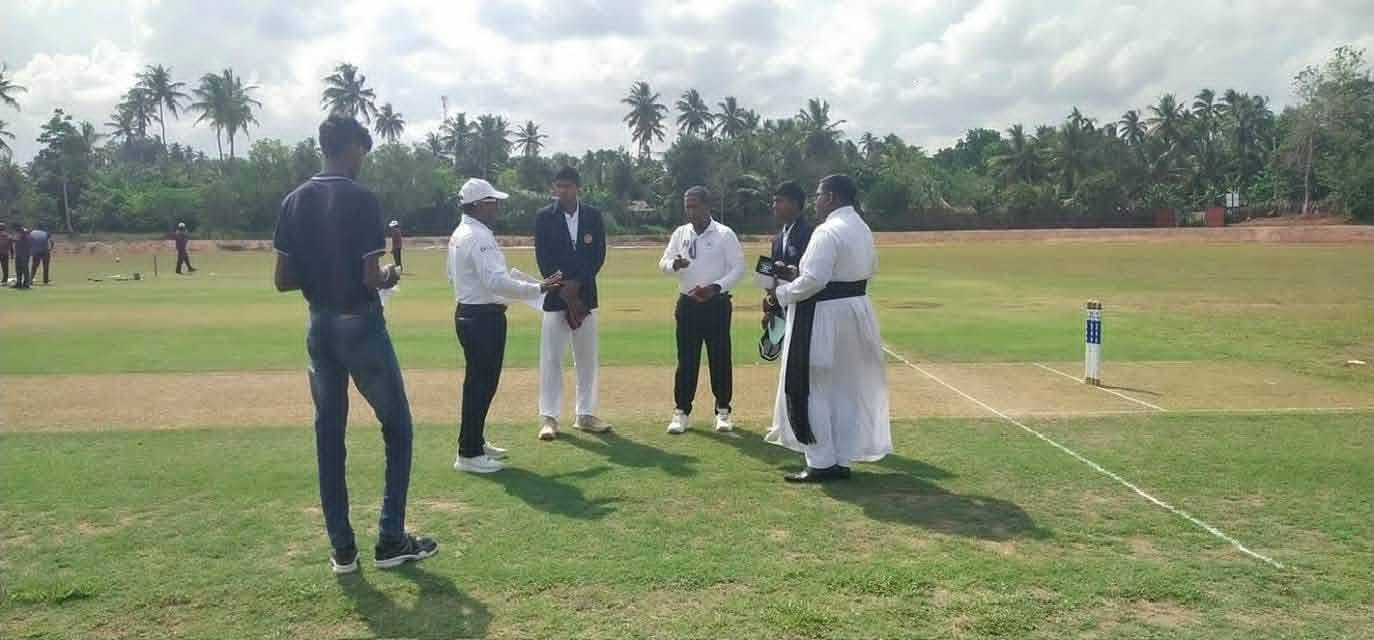1st Semi Final: St. Joseph's College vs Prince of Wales College match action at DHH Turf Cricket Grounds Negombo — photo 1